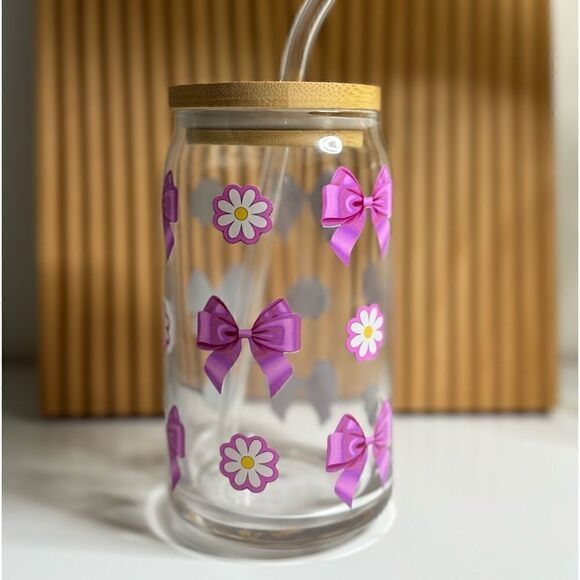 Coquette Libby glass cup NWT - Picture 2 of 3